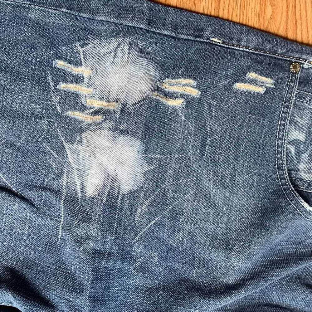 Grindhouse 1106 Men's‎ 38 Blue Denim Jean Shorts Dark Wash NWOT